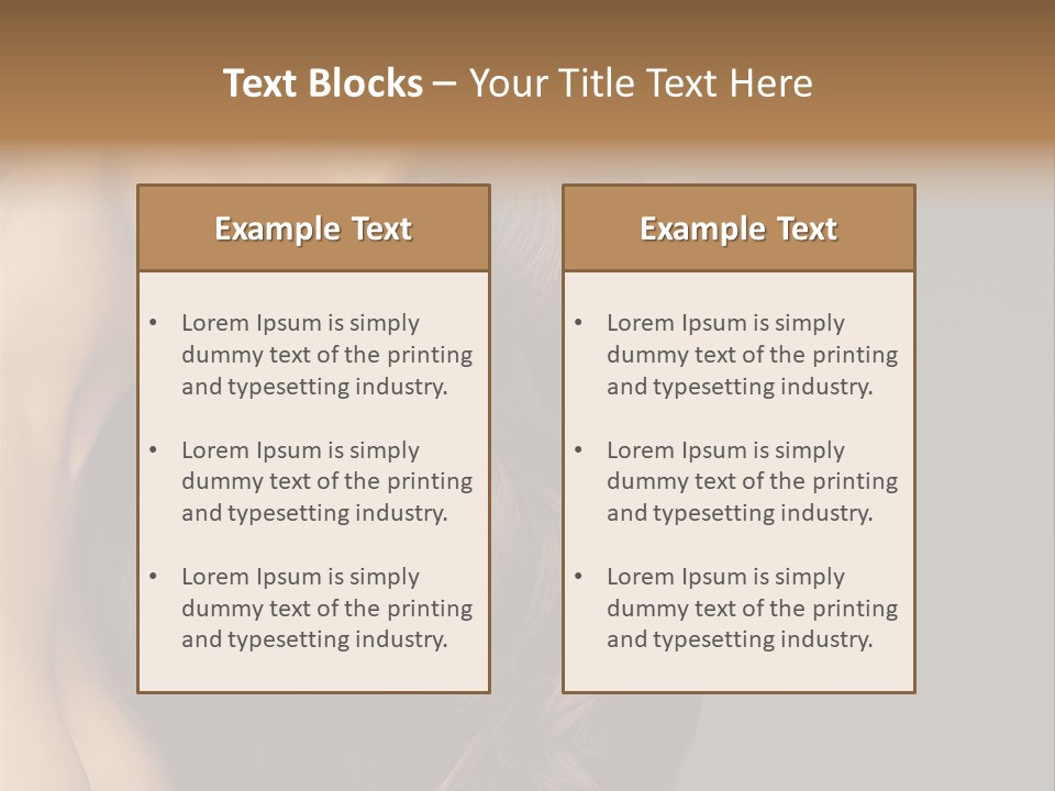 Makeup Girl Beautiful PowerPoint Template