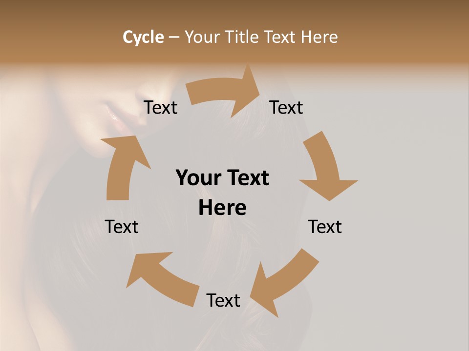 Makeup Girl Beautiful PowerPoint Template