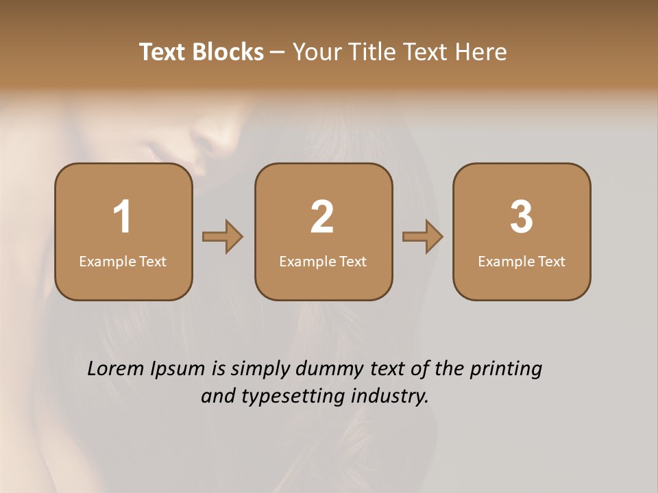 Makeup Girl Beautiful PowerPoint Template