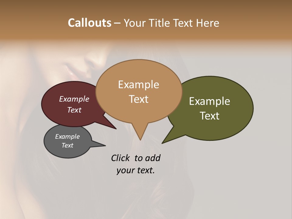 Makeup Girl Beautiful PowerPoint Template