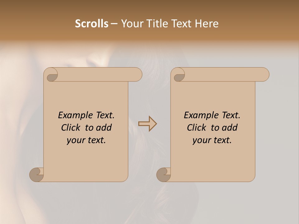 Makeup Girl Beautiful PowerPoint Template