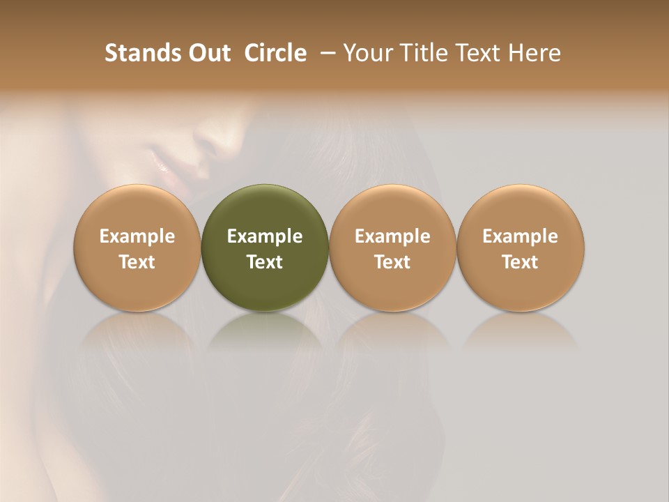 Makeup Girl Beautiful PowerPoint Template