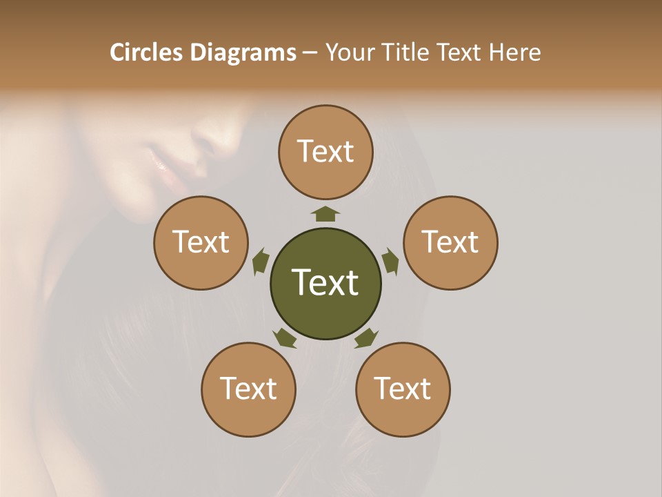 Makeup Girl Beautiful PowerPoint Template