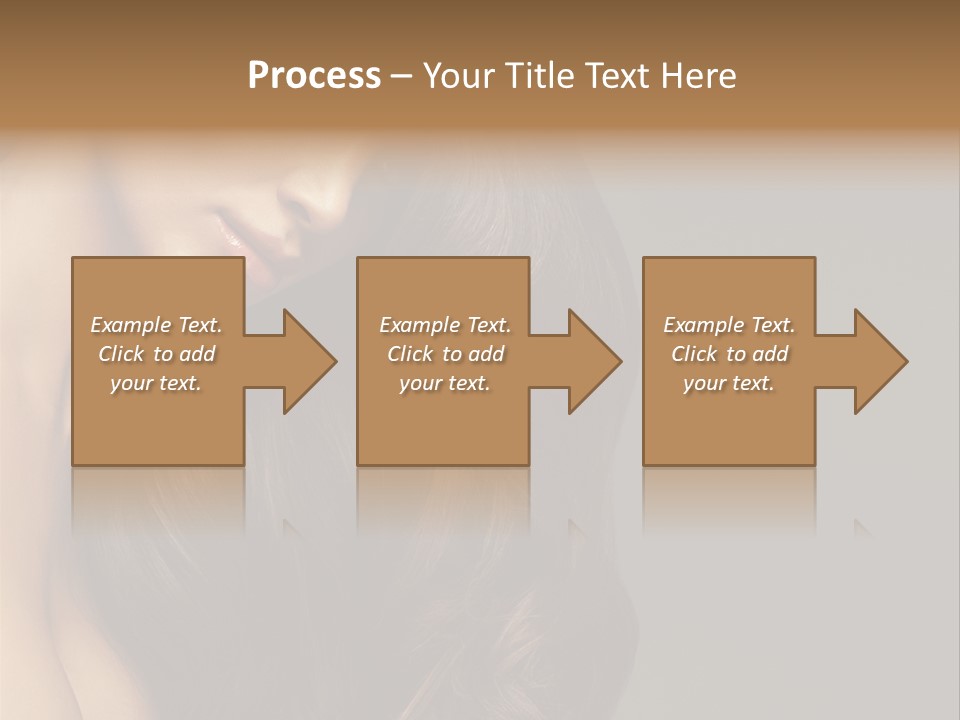 Makeup Girl Beautiful PowerPoint Template