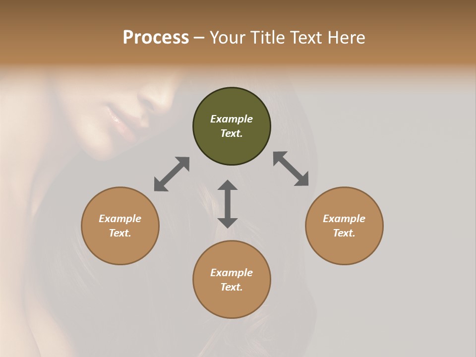 Makeup Girl Beautiful PowerPoint Template