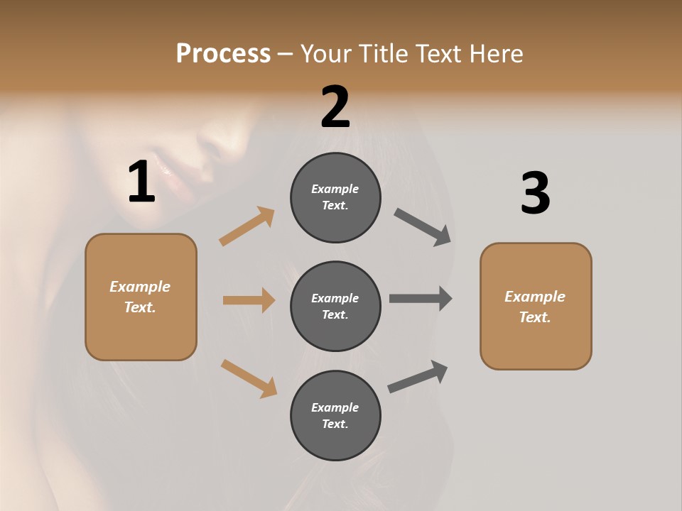 Makeup Girl Beautiful PowerPoint Template