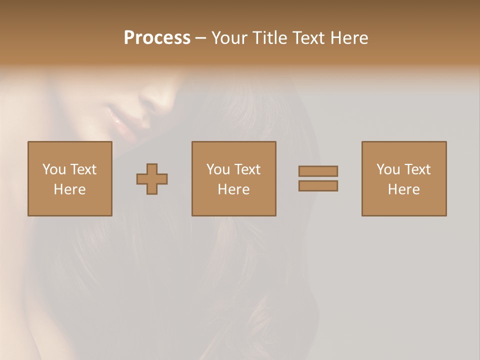 Makeup Girl Beautiful PowerPoint Template