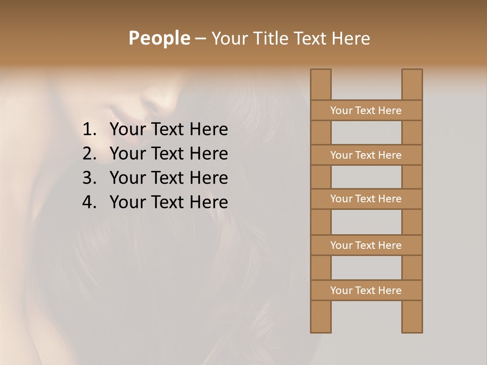 Makeup Girl Beautiful PowerPoint Template