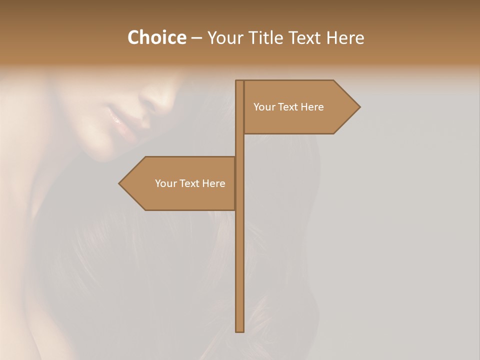 Makeup Girl Beautiful PowerPoint Template