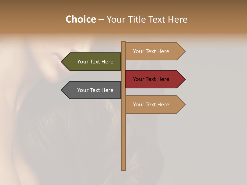 Makeup Girl Beautiful PowerPoint Template