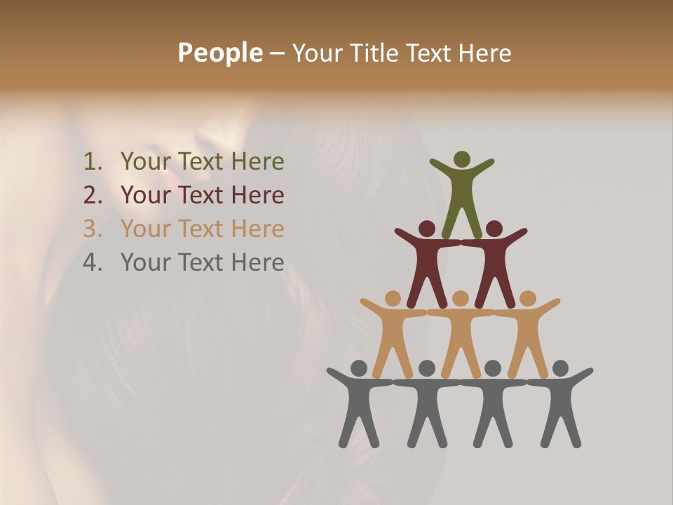 Makeup Girl Beautiful PowerPoint Template