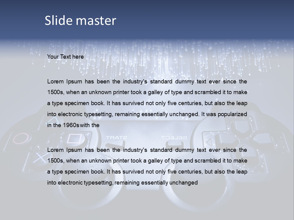 Console Fun Green PowerPoint Template