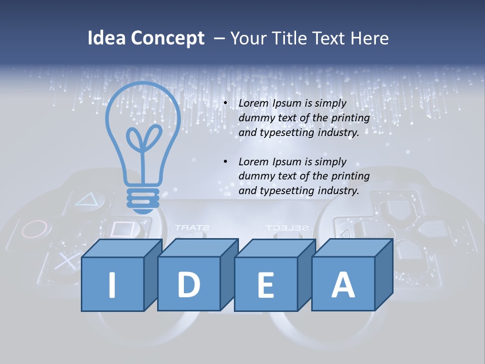 Console Fun Green PowerPoint Template