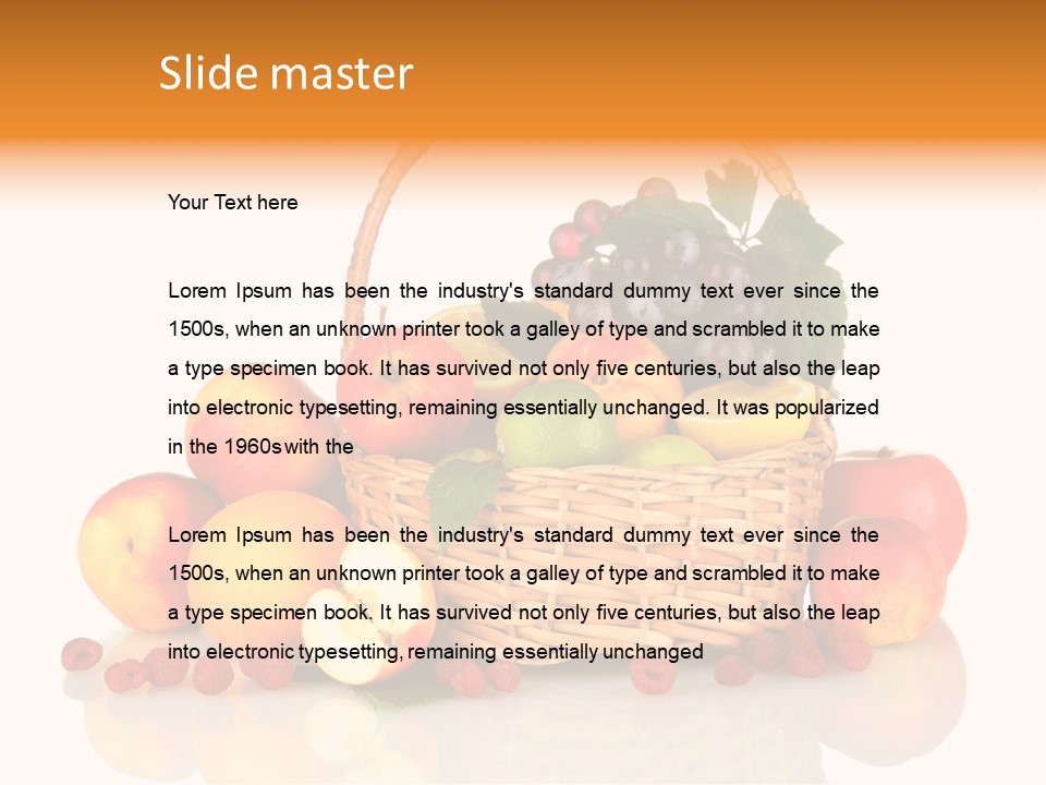 Grape Full Wicker PowerPoint Template