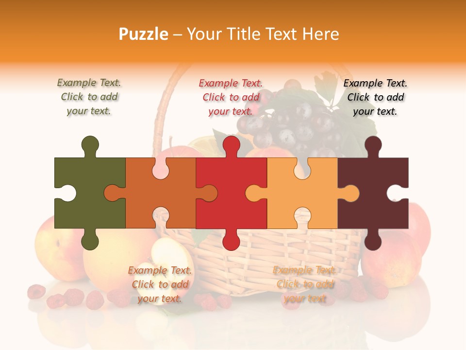 Grape Full Wicker PowerPoint Template