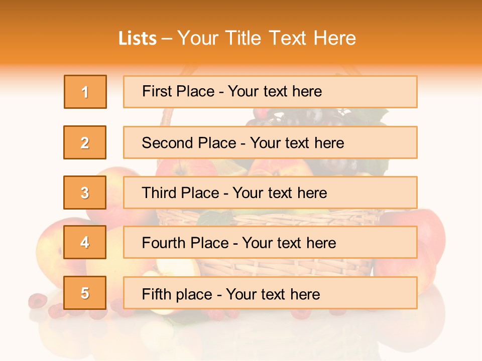 Grape Full Wicker PowerPoint Template