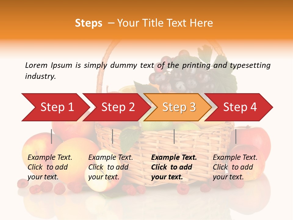 Grape Full Wicker PowerPoint Template