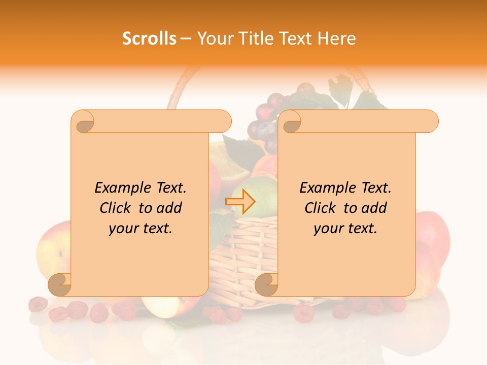 Grape Full Wicker PowerPoint Template