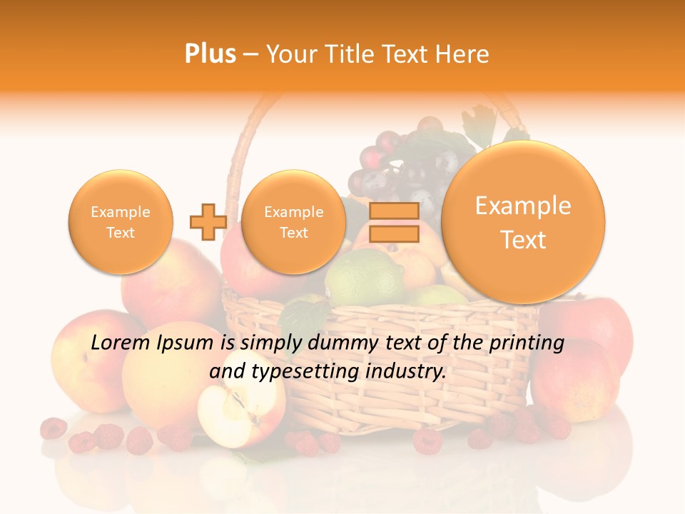 Grape Full Wicker PowerPoint Template