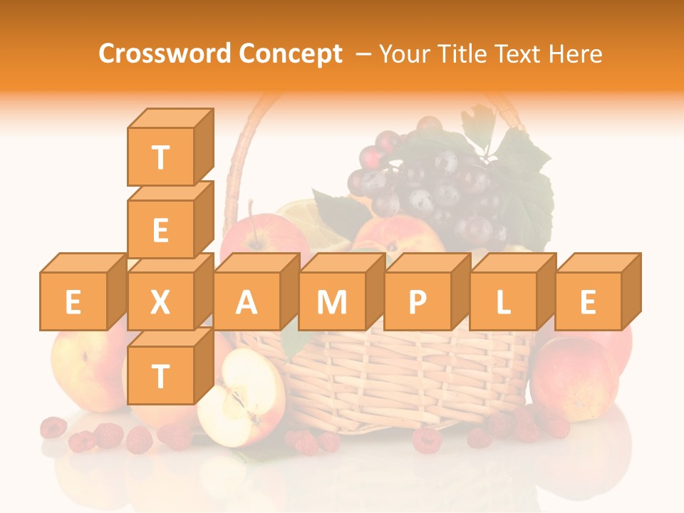 Grape Full Wicker PowerPoint Template