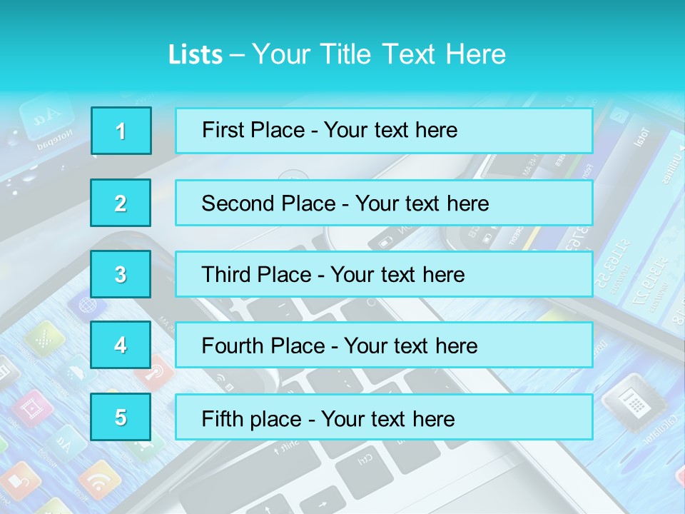 Touchscreen Mobility Www PowerPoint Template