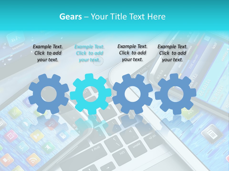 Touchscreen Mobility Www PowerPoint Template