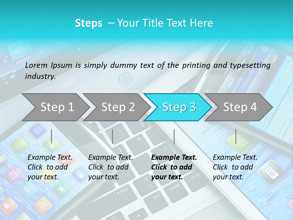 Touchscreen Mobility Www PowerPoint Template