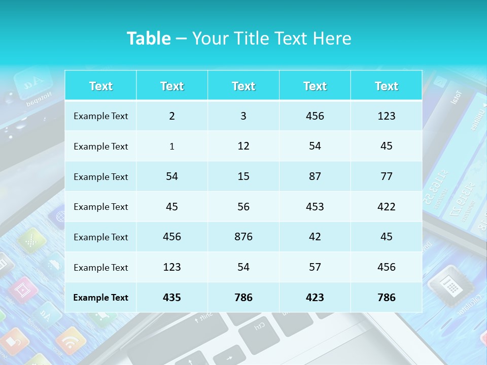 Touchscreen Mobility Www PowerPoint Template