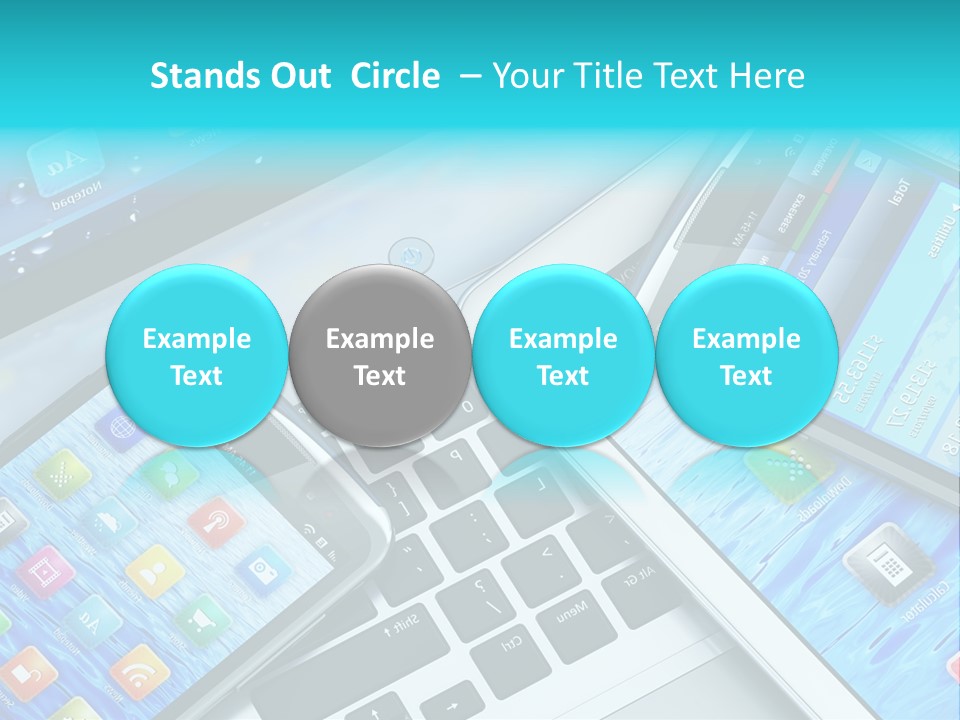 Touchscreen Mobility Www PowerPoint Template