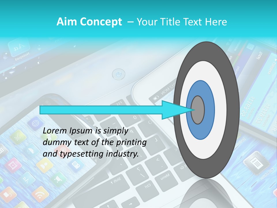 Touchscreen Mobility Www PowerPoint Template