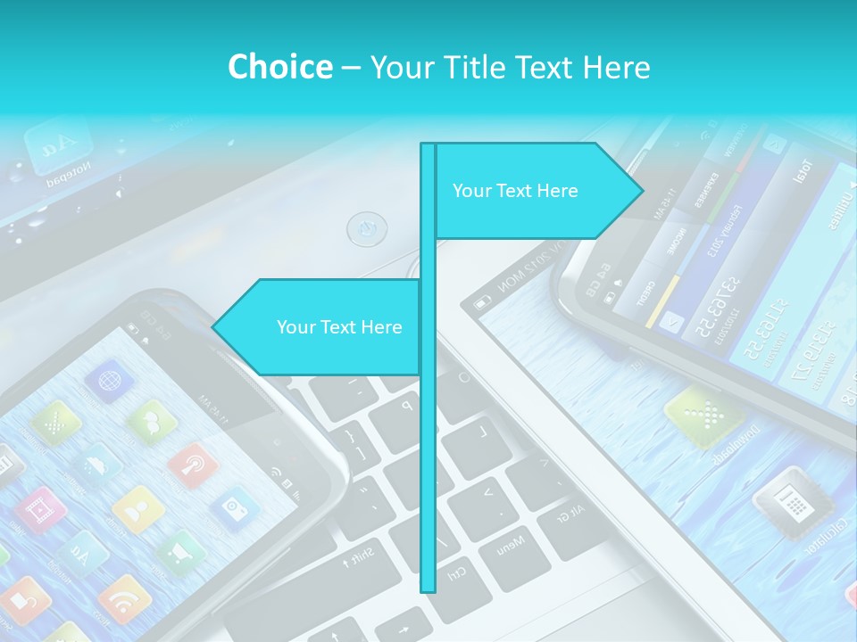 Touchscreen Mobility Www PowerPoint Template