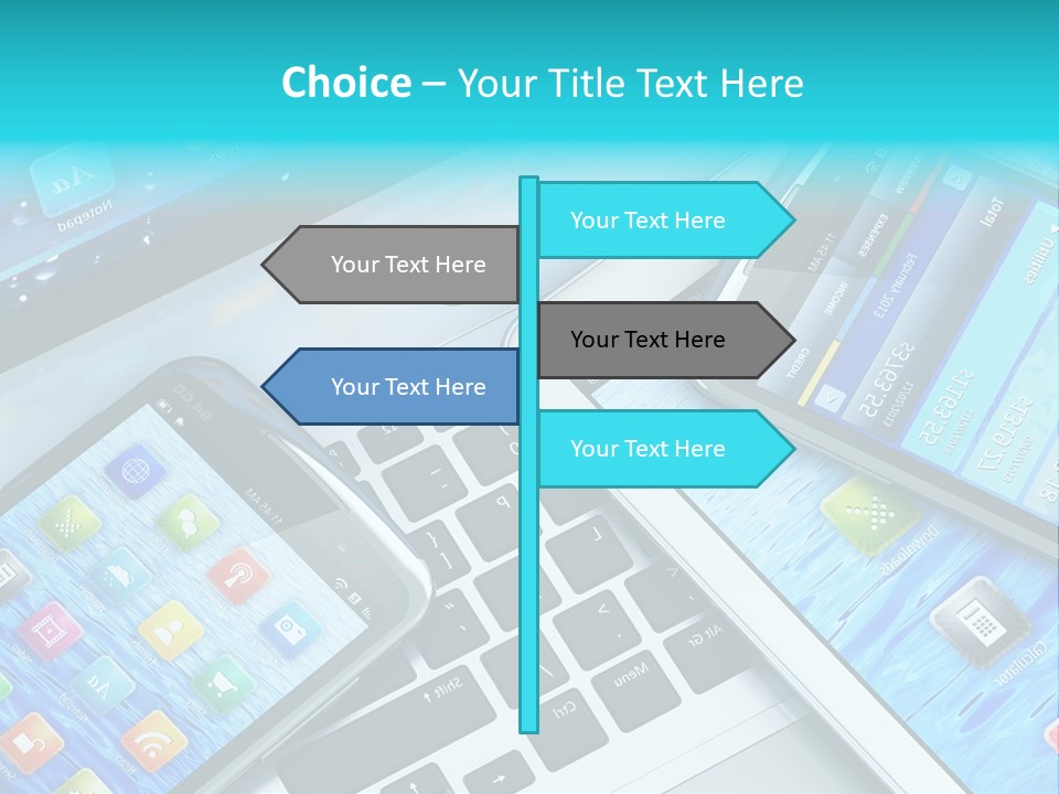 Touchscreen Mobility Www PowerPoint Template