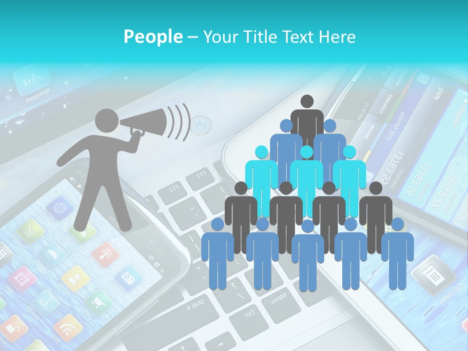 Touchscreen Mobility Www PowerPoint Template