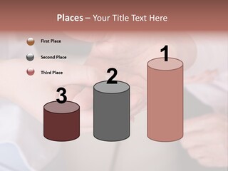 Female Elderly Spring PowerPoint Template