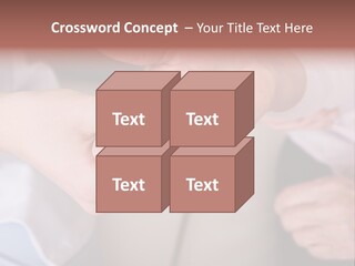 Female Elderly Spring PowerPoint Template