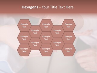 Female Elderly Spring PowerPoint Template