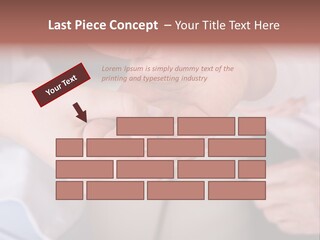 Female Elderly Spring PowerPoint Template