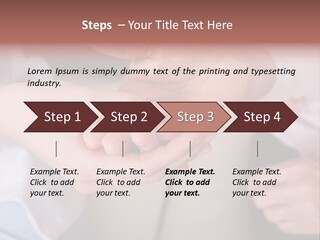 Female Elderly Spring PowerPoint Template