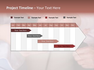 Female Elderly Spring PowerPoint Template