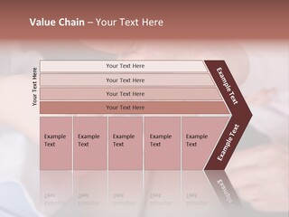 Female Elderly Spring PowerPoint Template