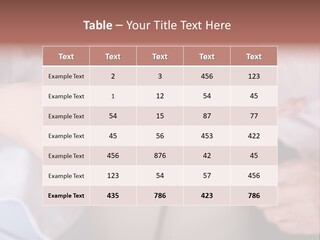 Female Elderly Spring PowerPoint Template