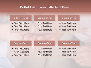 Female Elderly Spring PowerPoint Template