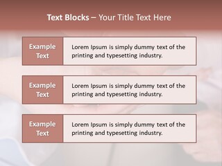 Female Elderly Spring PowerPoint Template