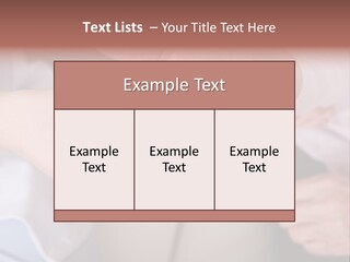 Female Elderly Spring PowerPoint Template