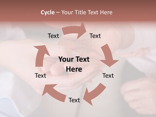 Female Elderly Spring PowerPoint Template