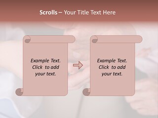 Female Elderly Spring PowerPoint Template