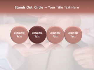 Female Elderly Spring PowerPoint Template