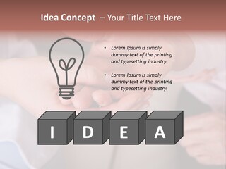 Female Elderly Spring PowerPoint Template