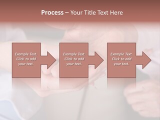 Female Elderly Spring PowerPoint Template