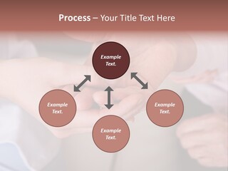 Female Elderly Spring PowerPoint Template